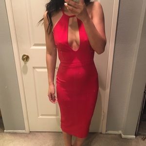 Red Midi Dress